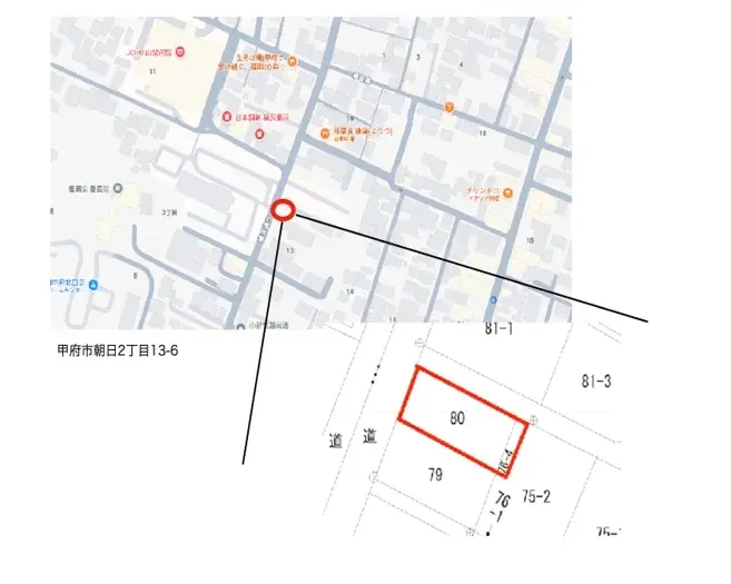 更地物件 甲府市 山梨県 (2)