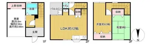 2LDK物件 大阪市平野区 大阪府 (2)